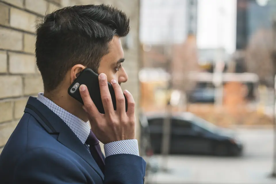 A manager on the phone, calling a customer back